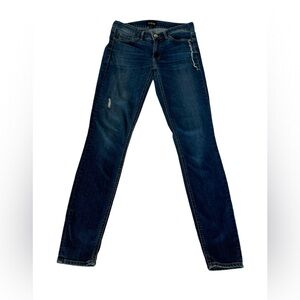 Strom Women's Skinny Jeans Distressed Dark Wash Size 27